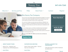 Tablet Screenshot of nannytaxprep.com